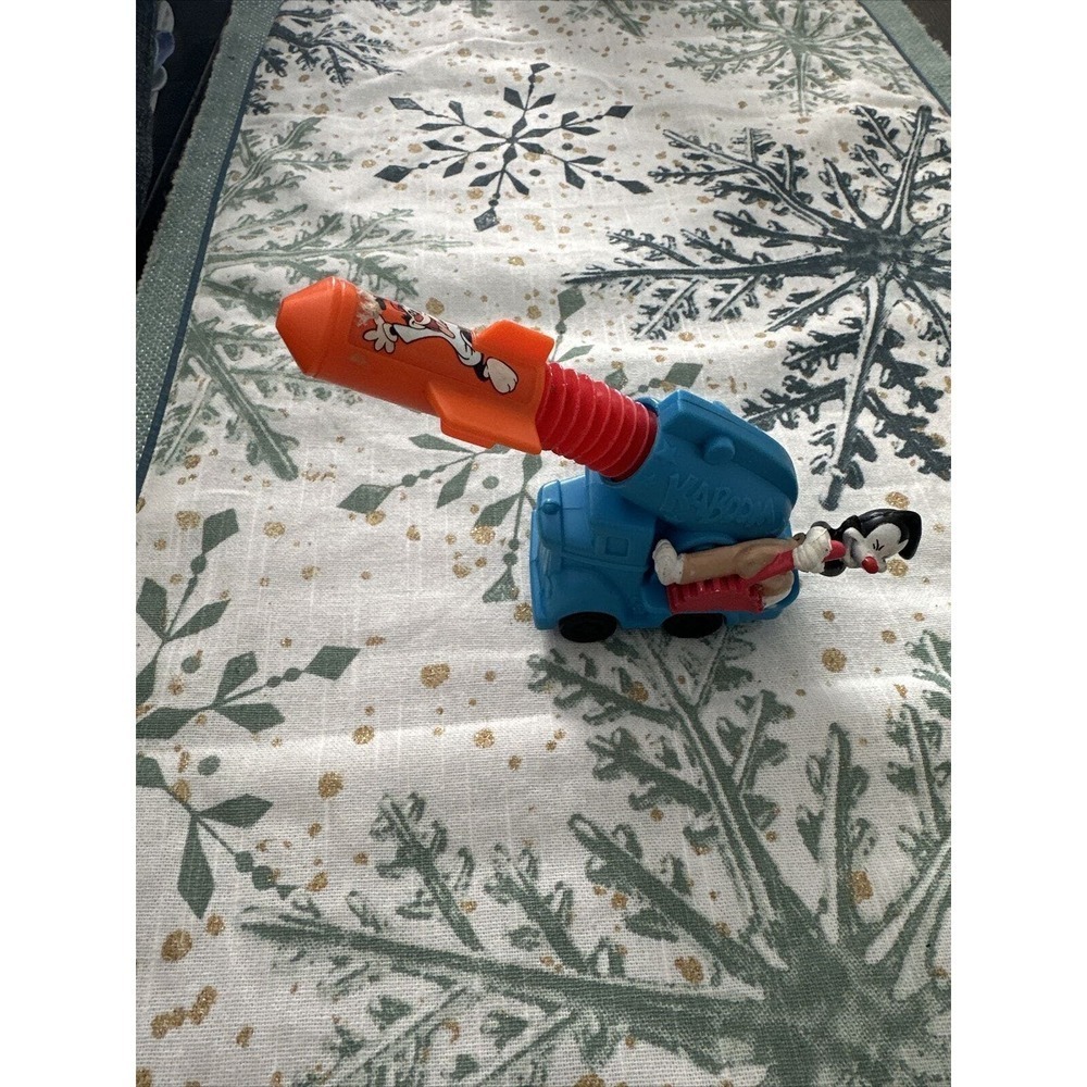 Vintage Warner Bros Animaniacs KA-BOOM Stretcher Rocket Toy 1994 McDonalds